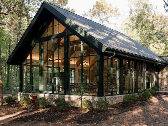 Project Highlight: The Meeting House at RT Lodge
Tucked among the quiet woods of Maryville, the Meeting House at RT Lodge offers guests a serene retreat for gatherings and corporate events. Designed to complement the Lodge’s natural beauty, the space features woodland views, a flexible meeting room, and thoughtful amenities including private restrooms, a beverage station, and a warming kitchen.
With a material palette of natural stone, warm siding, and expansive glass, the design blends seamlessly with its surroundings. Inside, rustic beams, soft lighting, and rich textures, designed in collaboration with @norris.studio, create a refined yet relaxed atmosphere that feels perfectly at home among the trees.
📸: @benfinch
Learn more about the project at the link in bio.